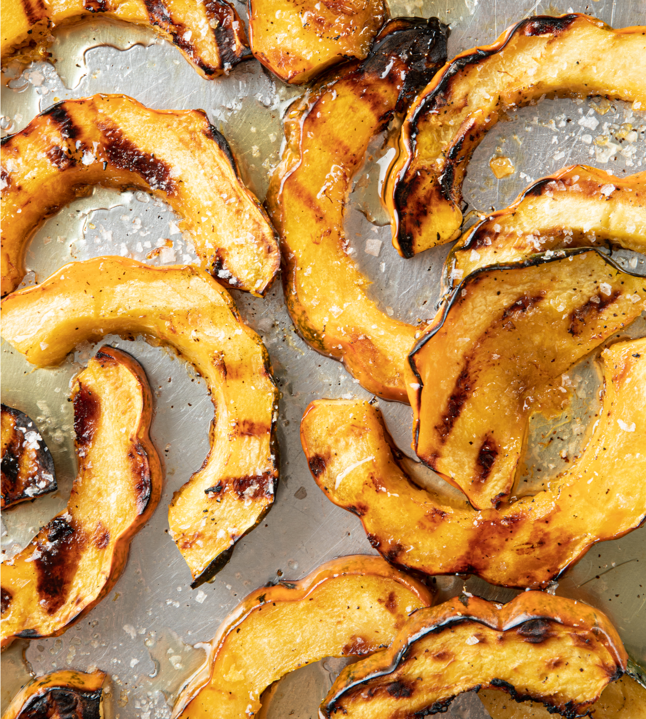 Grilled Acorn Squash with Honey