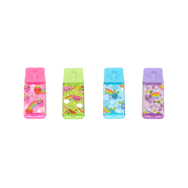 Lil’ Juicy Scented Erasers + Sharpeners