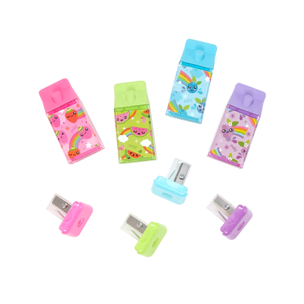 Lil’ Juicy Scented Erasers + Sharpeners