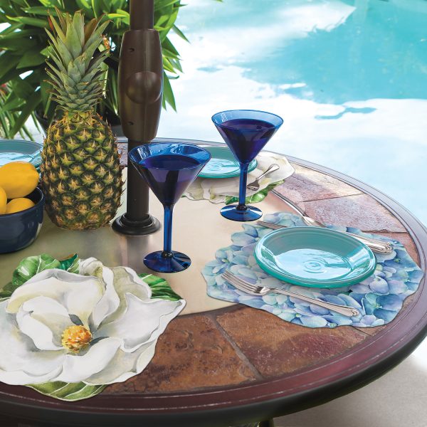 Magnolia/Hydrangea – Shaped Reversible Placemat
