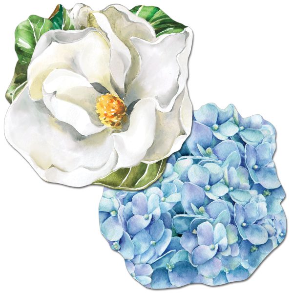 Magnolia/Hydrangea – Shaped Reversible Placemat