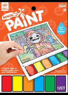 Halloween Magic Paint Book