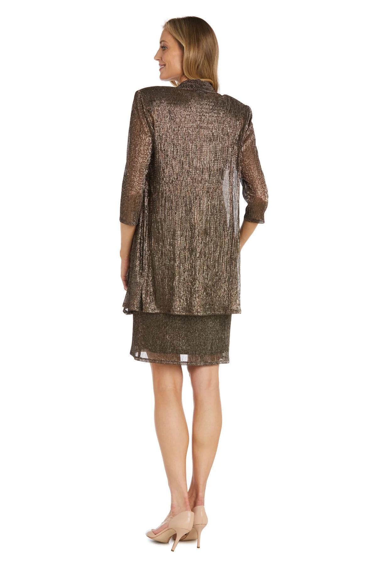 Metallic Sleeveless Dress - RM Richards