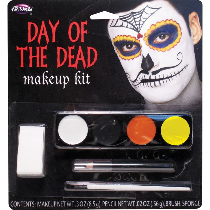 Day of the Dead Makeup Kit Mustache Man
