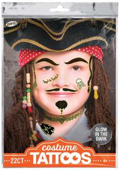Halloween Kids Costume Tattos