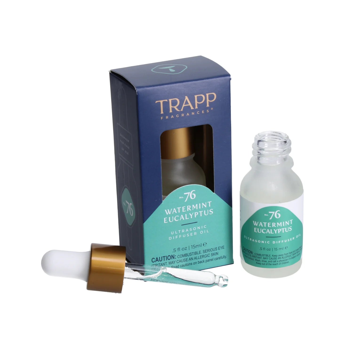 No. 76 Watermint Eucalyptus 0.5 oz. Ultrasonic Diffuser Oil