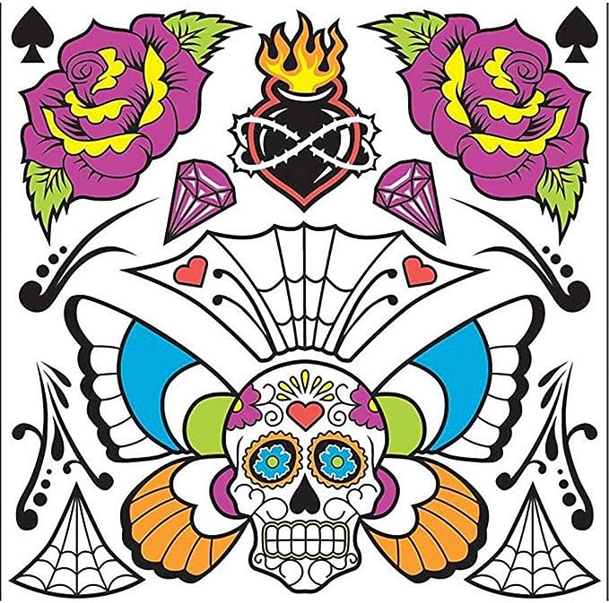 Day of Dead Tattoo Body / Chest