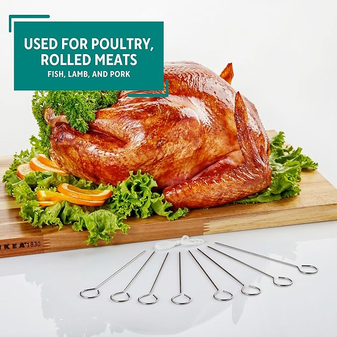 SET OF 8 POULTRY LACERS