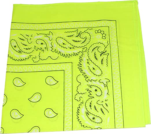 Neon Yellow Bandana