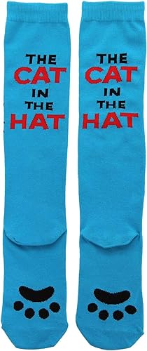 The Cat In The Hat Knee High Costume Socks