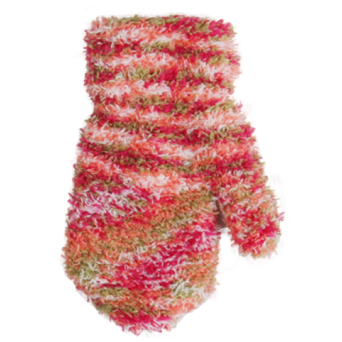 Tooddler Evelash Magic Mitten Pink/White