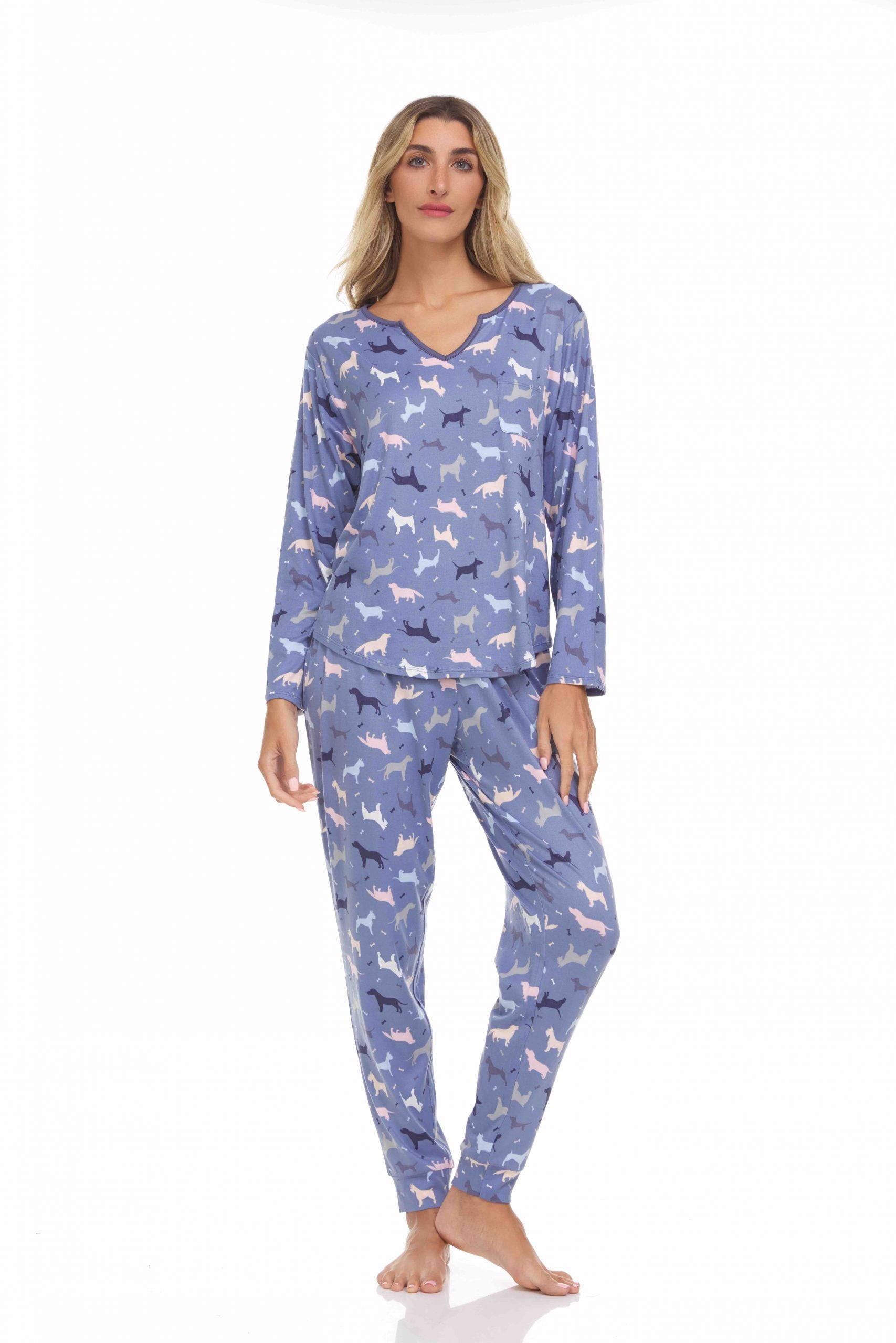 Comfy Chic Pj Set Blue