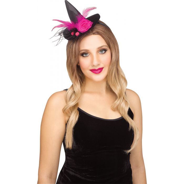 Headband Hat Witch Black