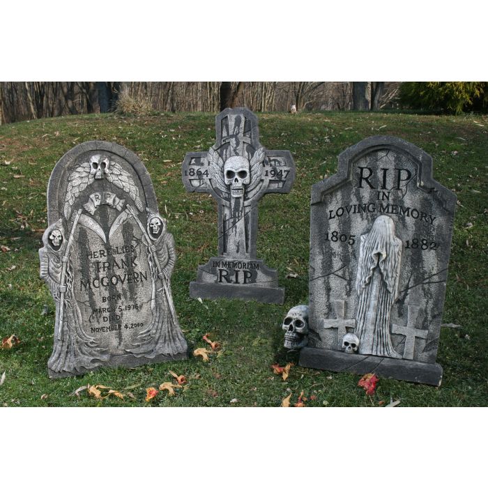 36" Spooky Tombstone