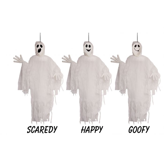 36” Giggly Ghost Hanging Goofy