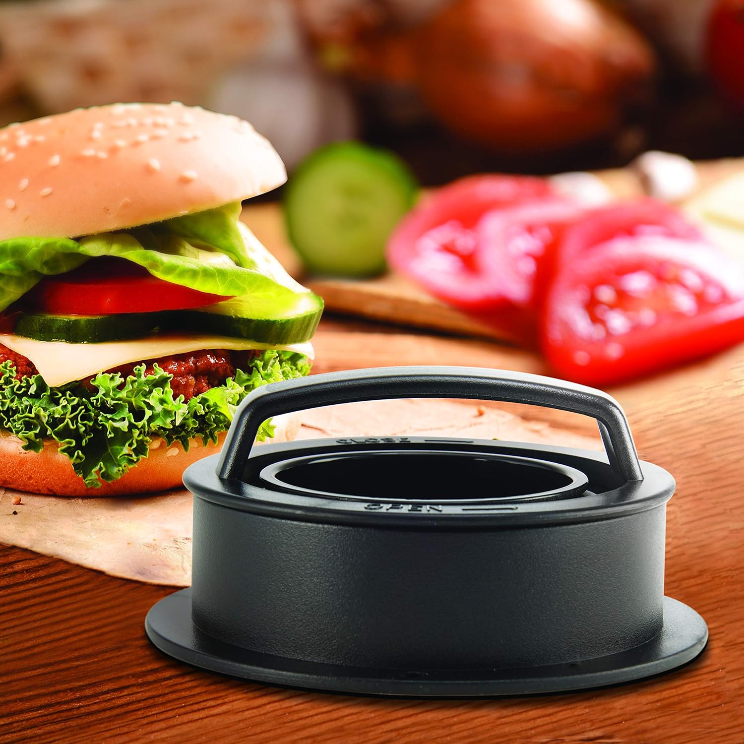 BBQ Double Sided Burger Slider Press