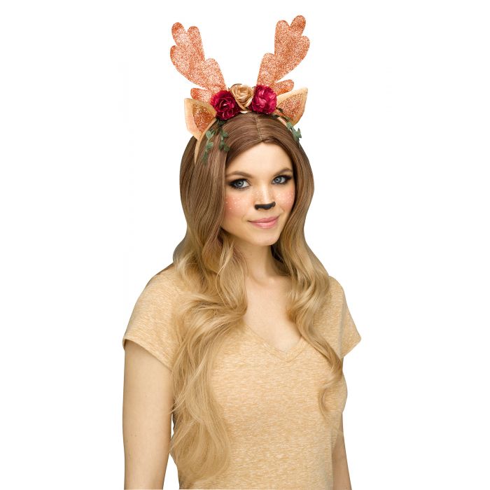 Rose Gold Deer Fantasy Headband