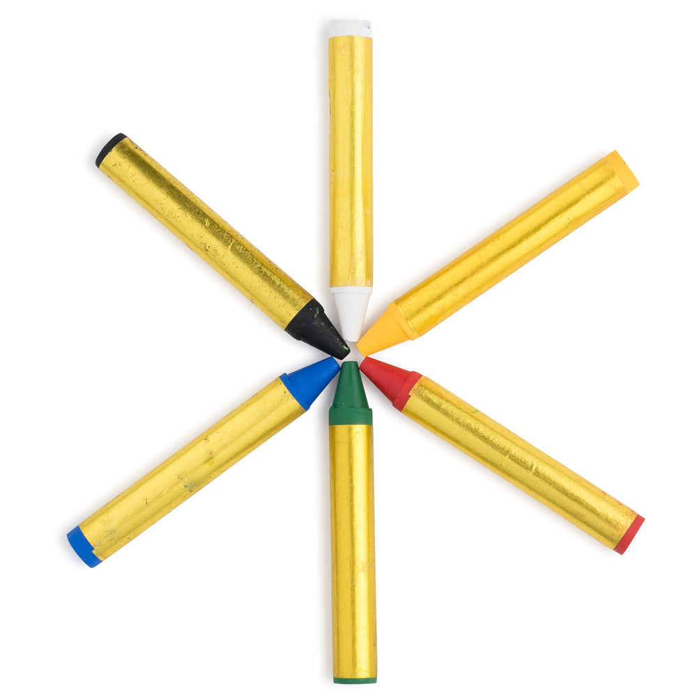 6 Face Paint Crayons – Blister Pack