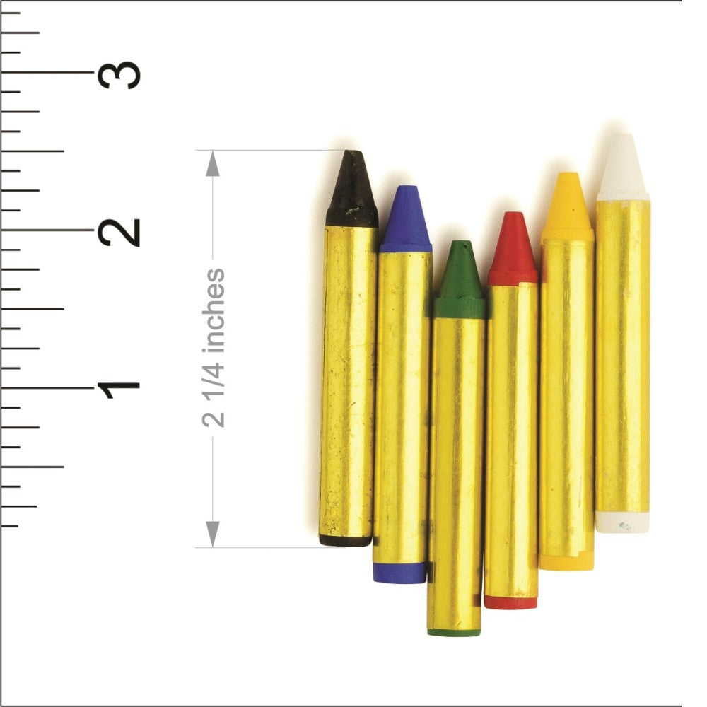 6 Face Paint Crayons – Blister Pack