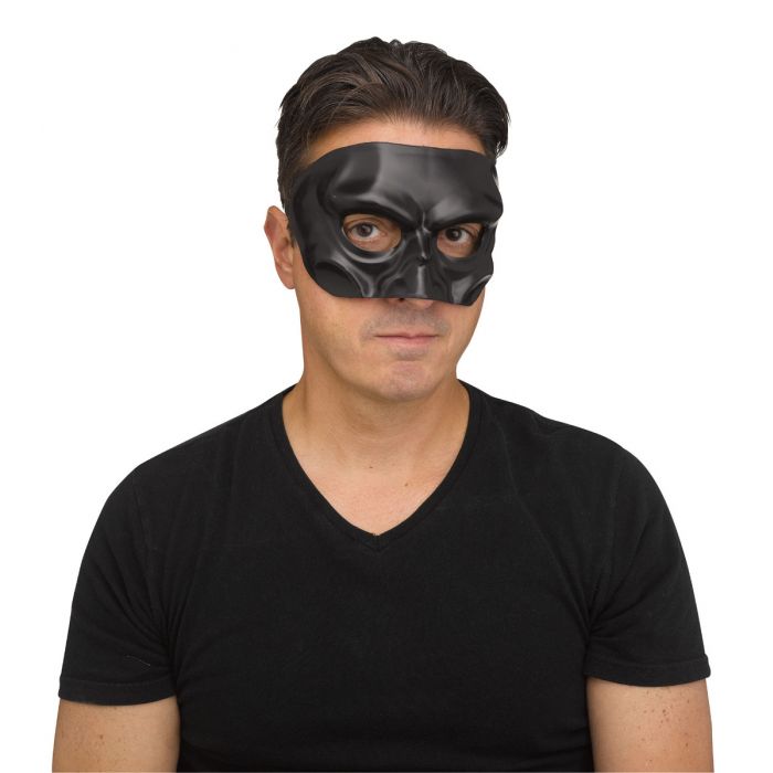 Skull-Guise Mask Black Matte