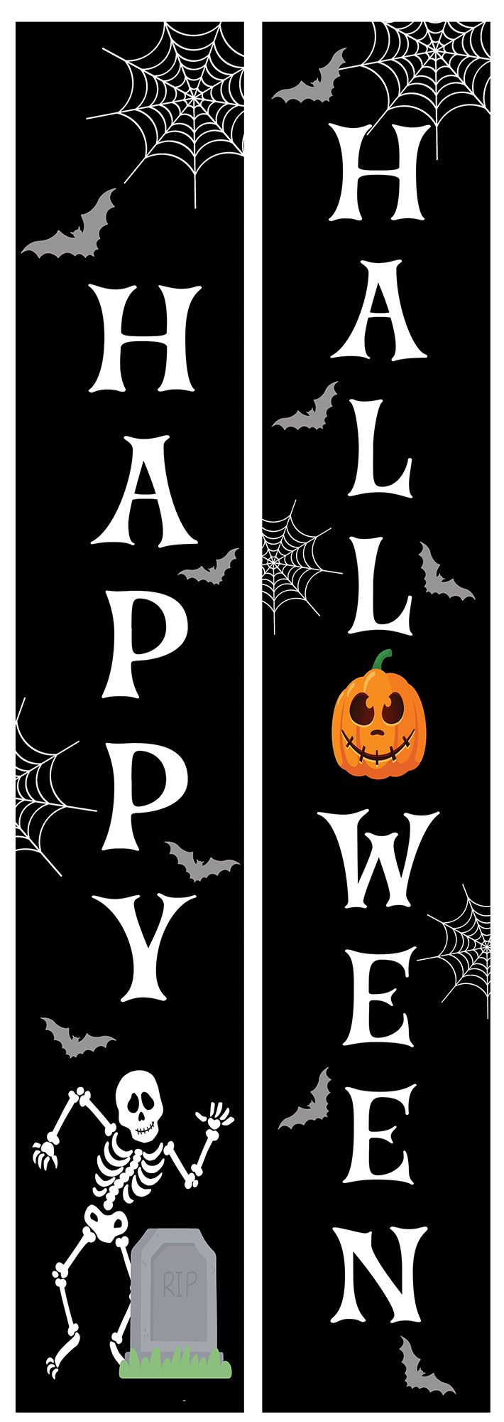 Halloween Home Door Banner Happy / Halloween