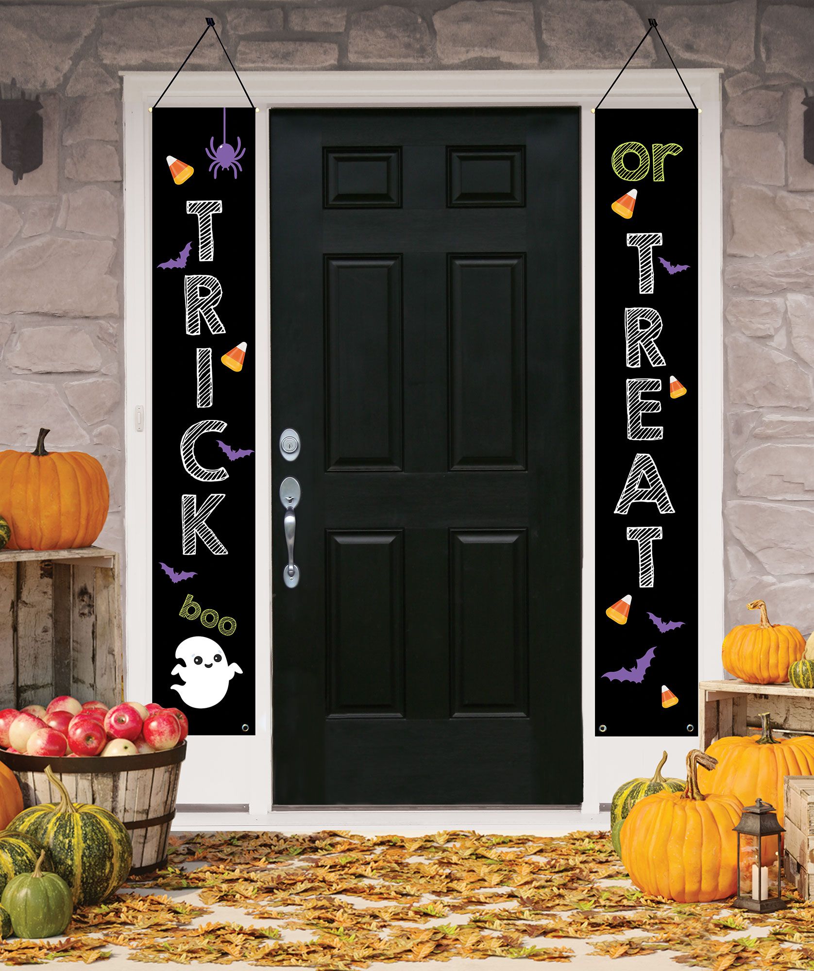 Halloween Home Door Banner Trick / or Treat