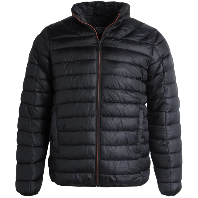 Men s Jacket Packable Puffer Coat Black Bass Creek PIEX