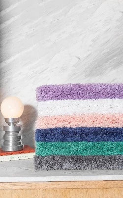 Lush Bath Rug Blush