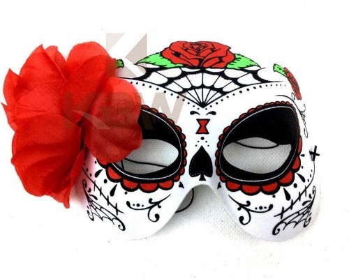 Plastic Day of Dead Masks8
