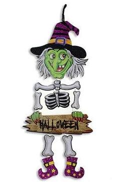 Halloween Hanging Glitter Foam Plaque