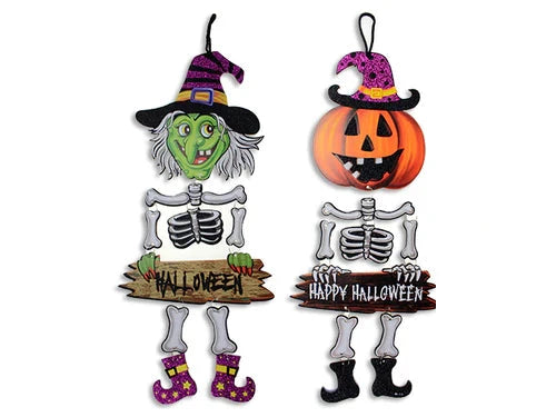Halloween Hanging Glitter Foam Plaque