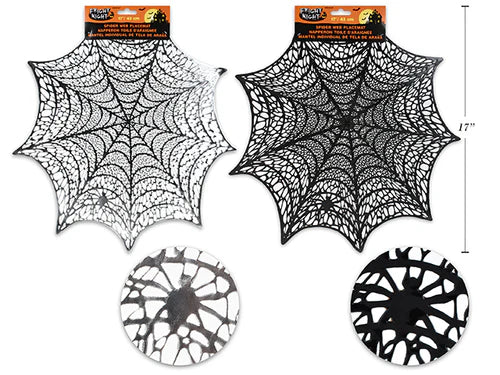 Halloween Die Cut Spider Web Placemat