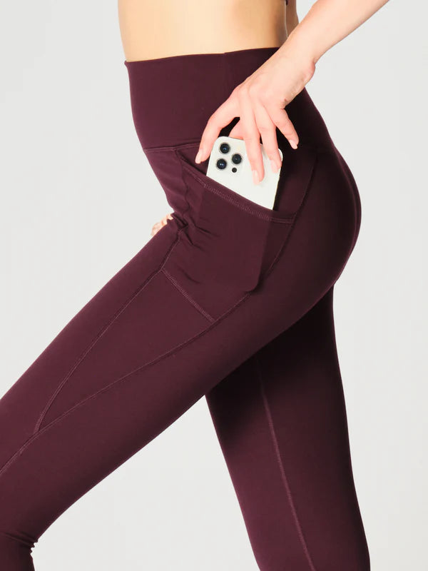 Rachel Ankle Legging Merlot - Gottex