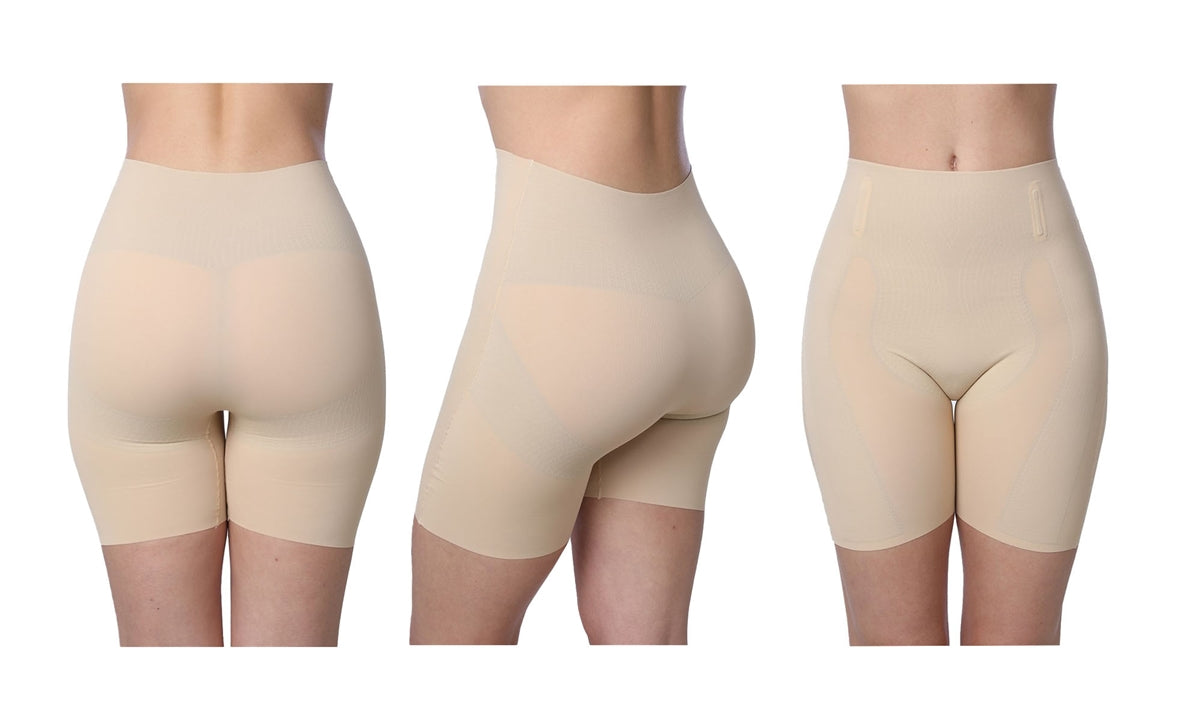 Extra Firm High Waist Shorts Shapewear, Buttocks Lifting