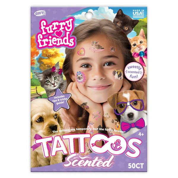 Furry Friends Scented Temporary Tattoos