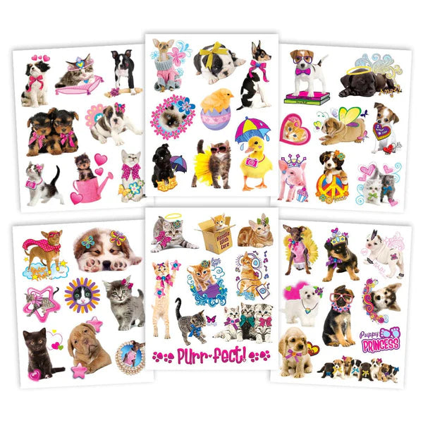 Furry Friends Scented Temporary Tattoos