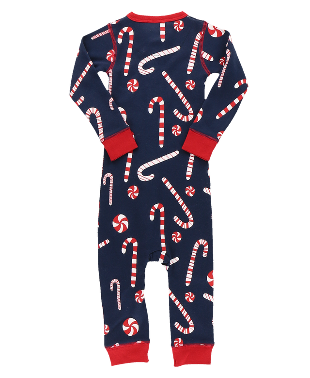 Candy Cane Infant Union Suit