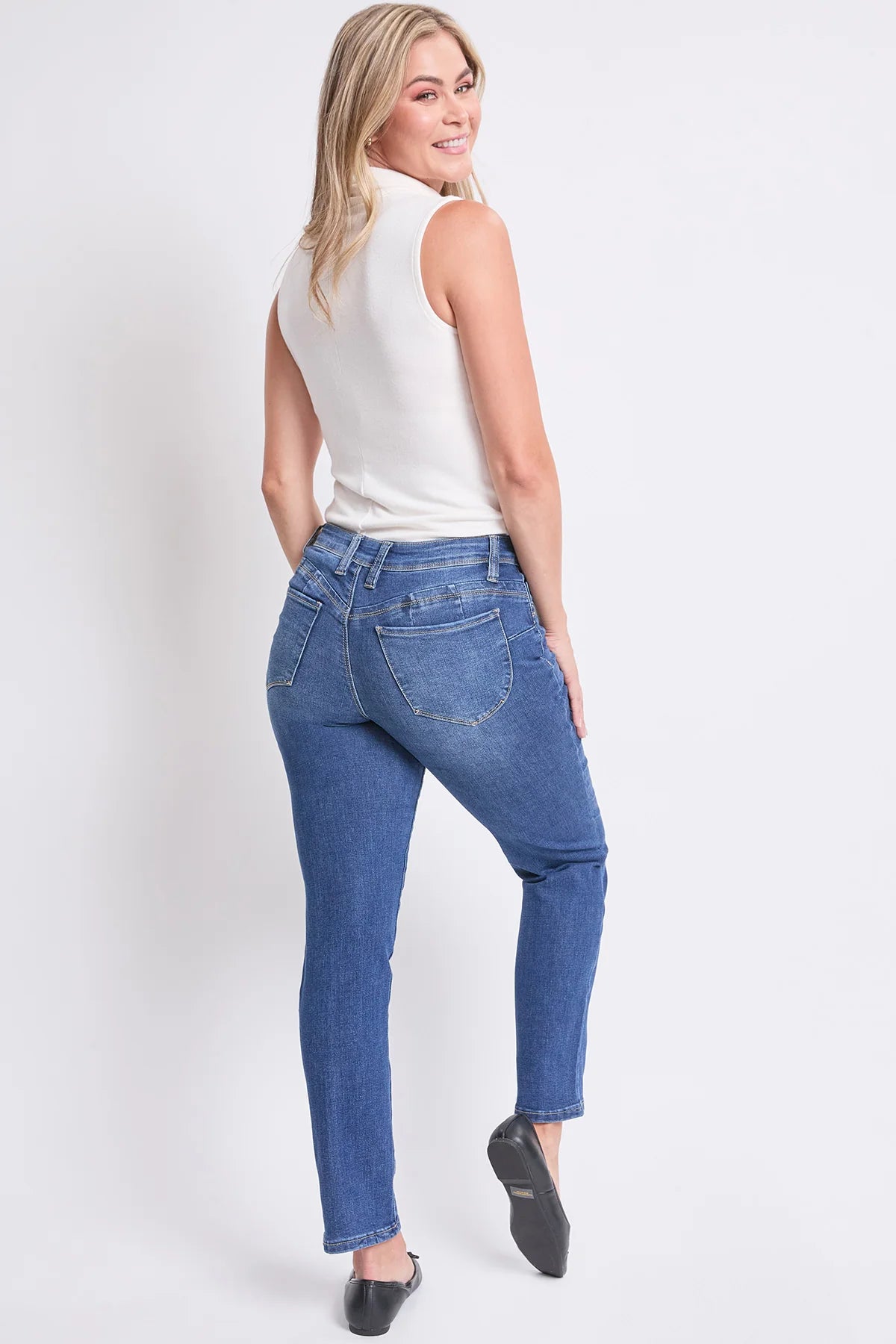 Pant Straight Leg Jeans Medium Blue - Royalty