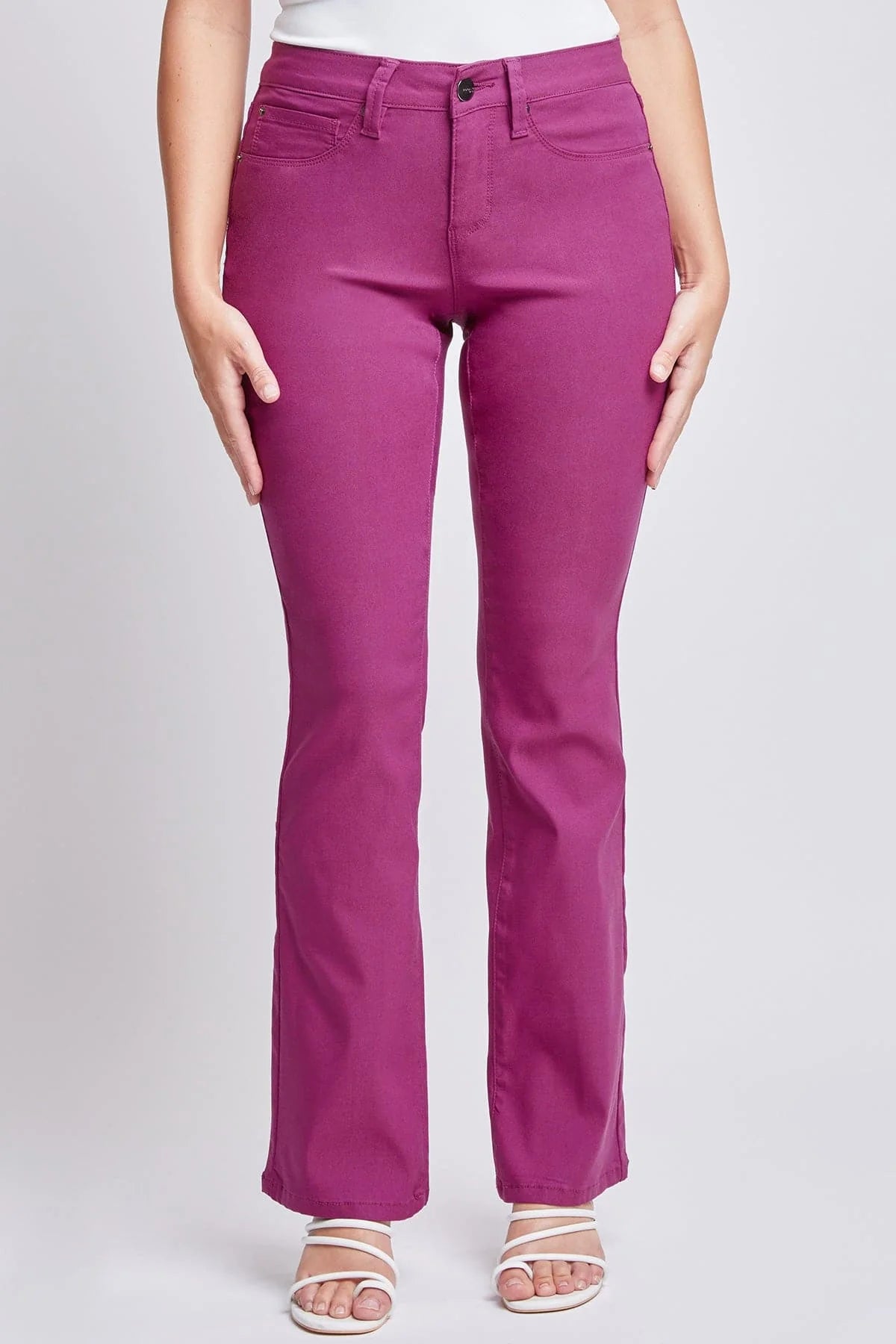 Women's Hyperstretch Bootcut Pants Dark Ruby