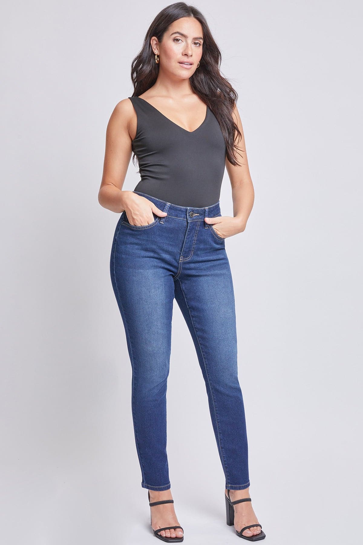 Women's Sustainable High Rise Skinny Jeans Blue