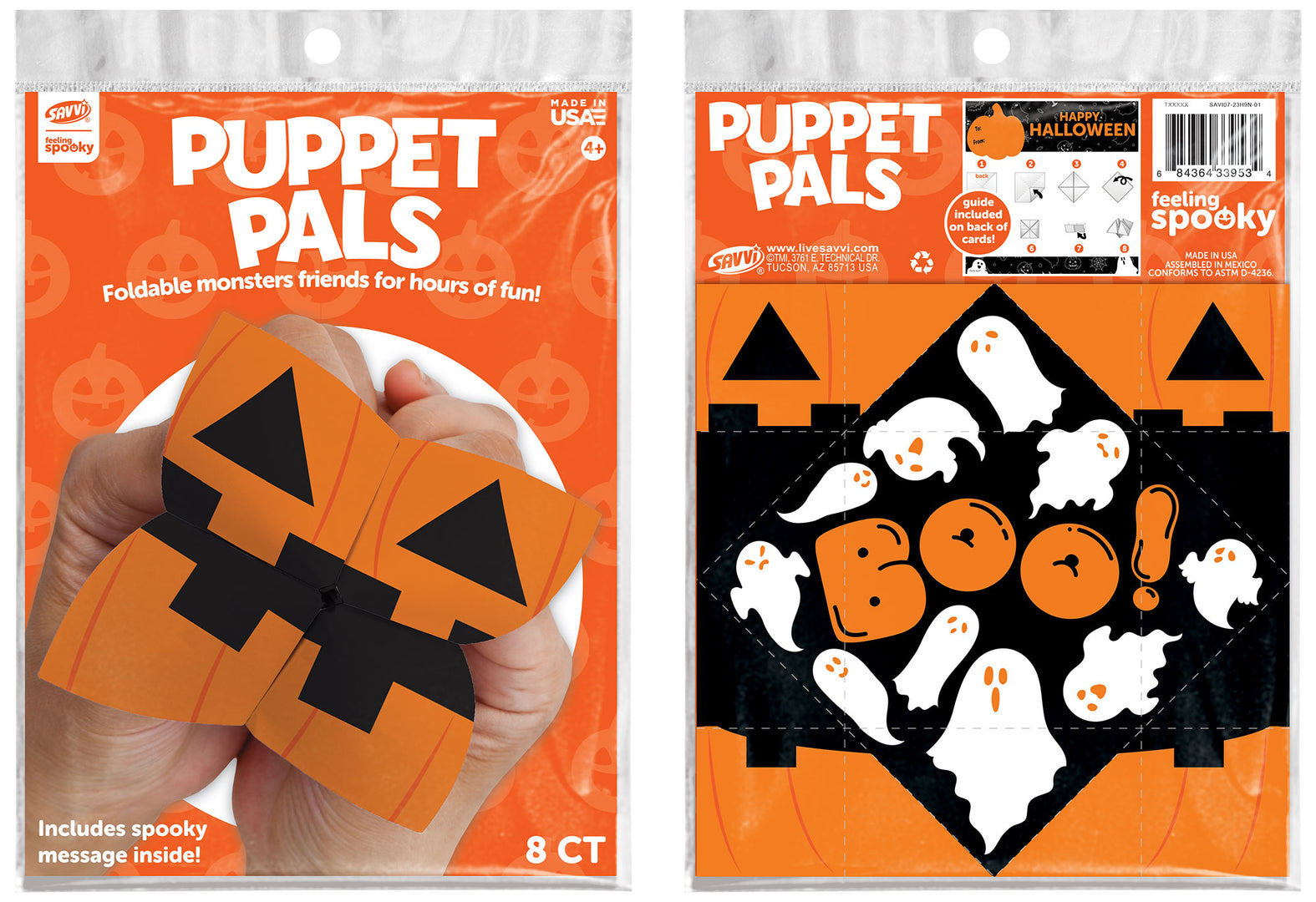 Halloween Paper Activity Sheet Jack O' Lantern