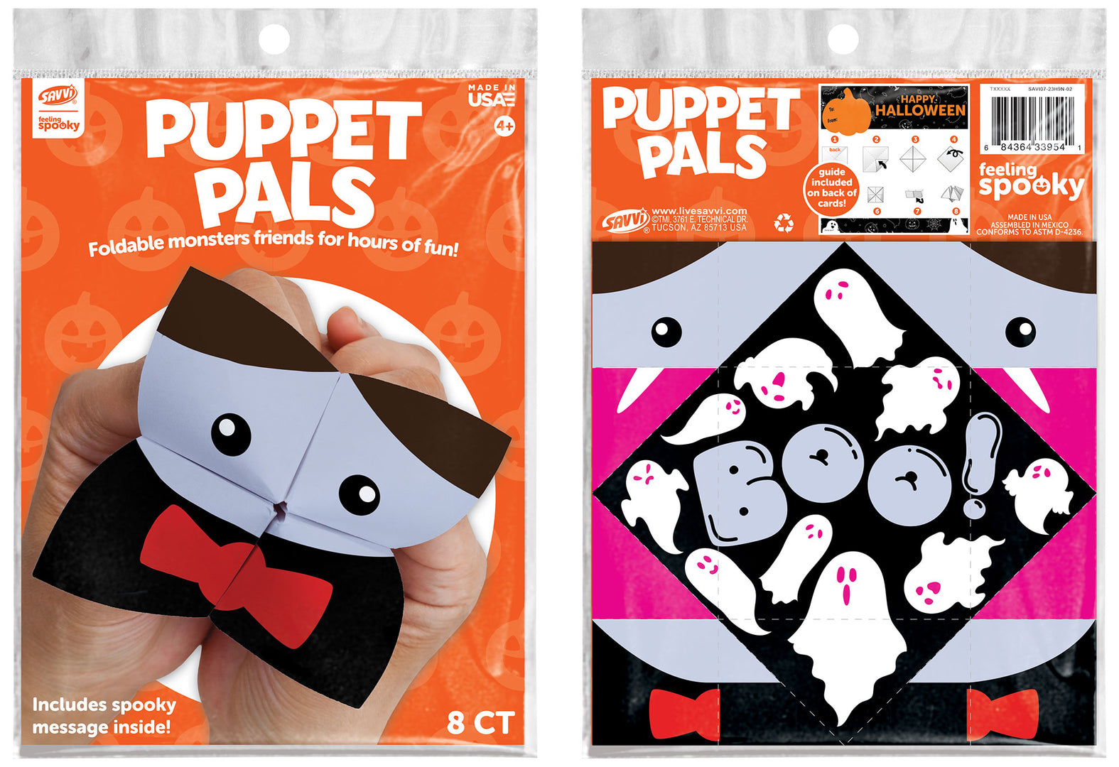 Halloween Paper Activity Sheet Vampire