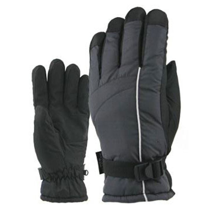 Mens Bec-Tech Ski Glove Grey/White