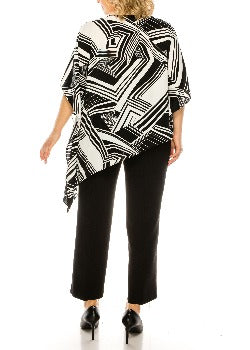 2PC Pant White/Black - Maya Brooke