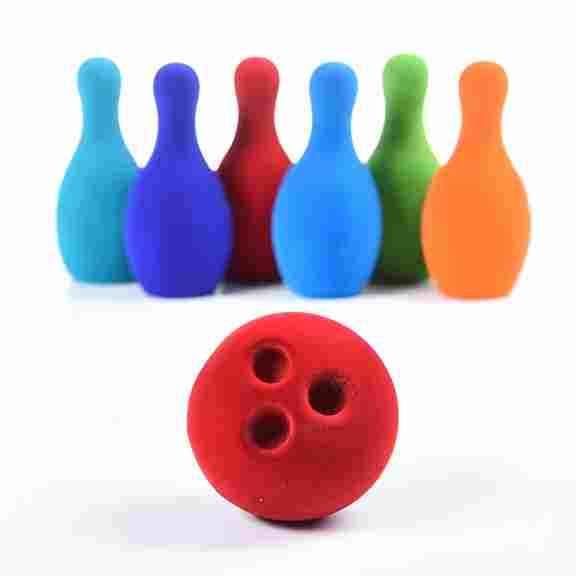 Rubbabu Bowling Set - 7 PC