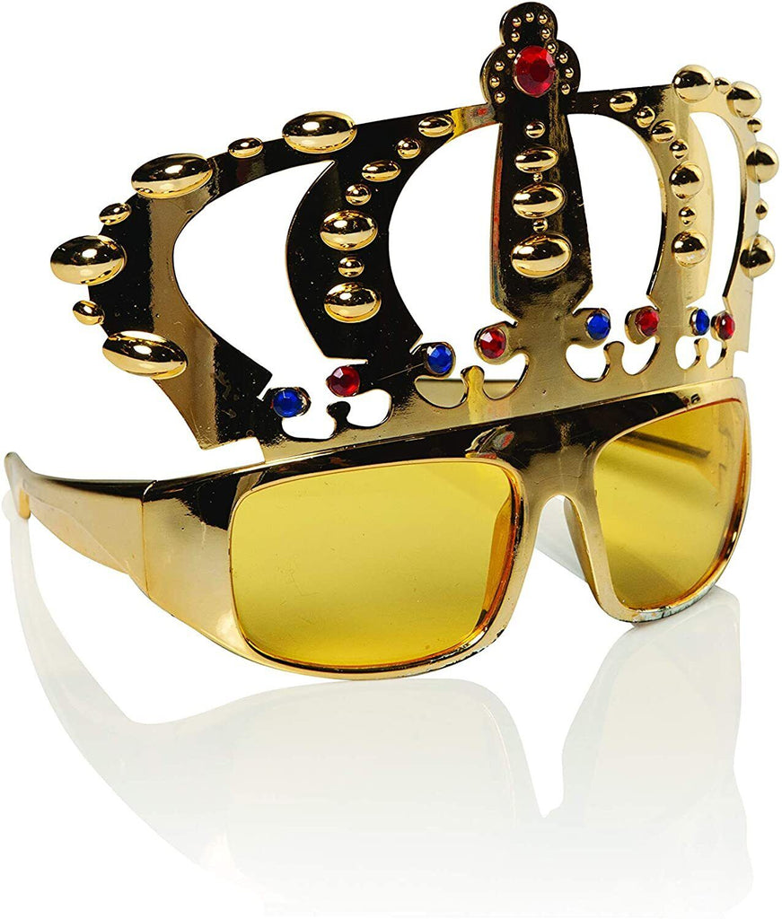 Gold Pimp Crown Glasses