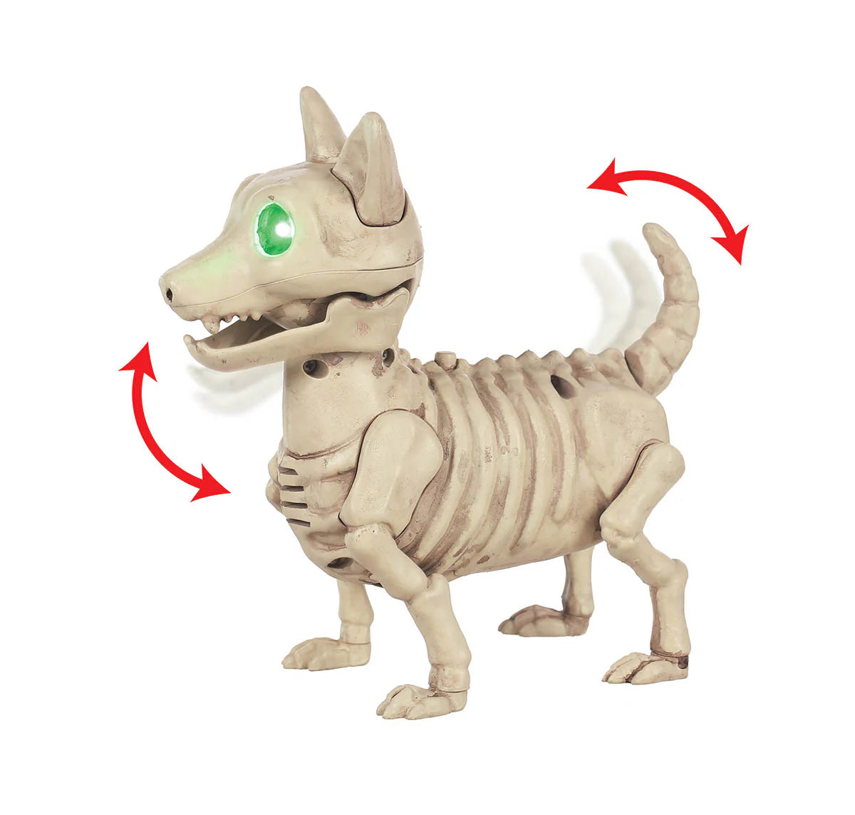ANIMATED DOGGIE BONEZ L/U EYES 6.75"