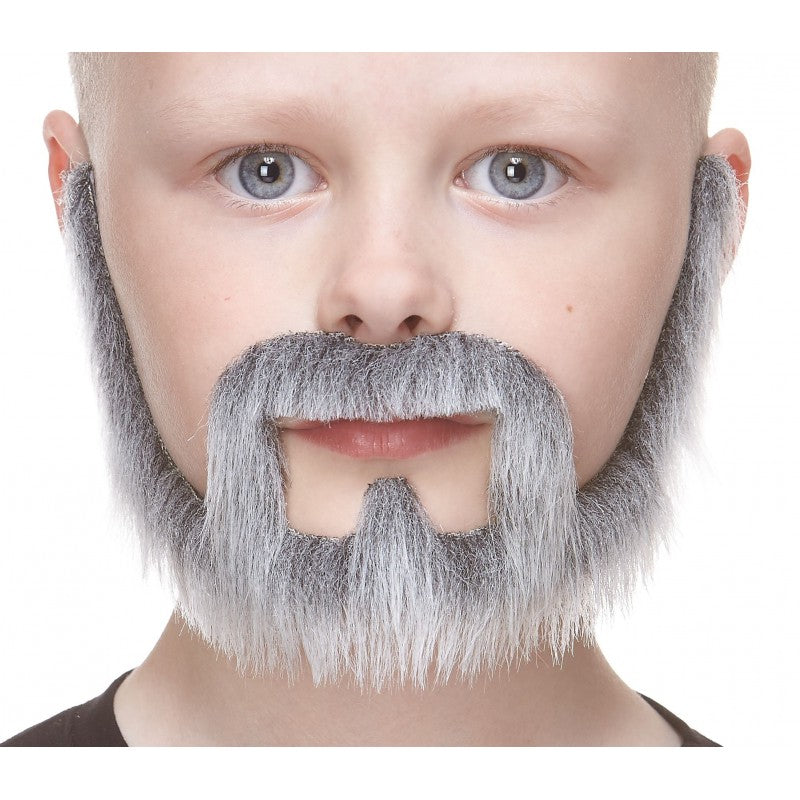 Beard for Kids, Grey and White
