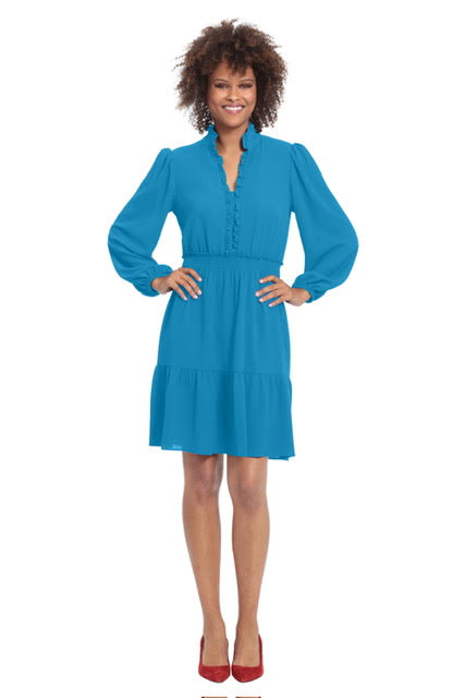 Dress Brilliant Blue - London Times
