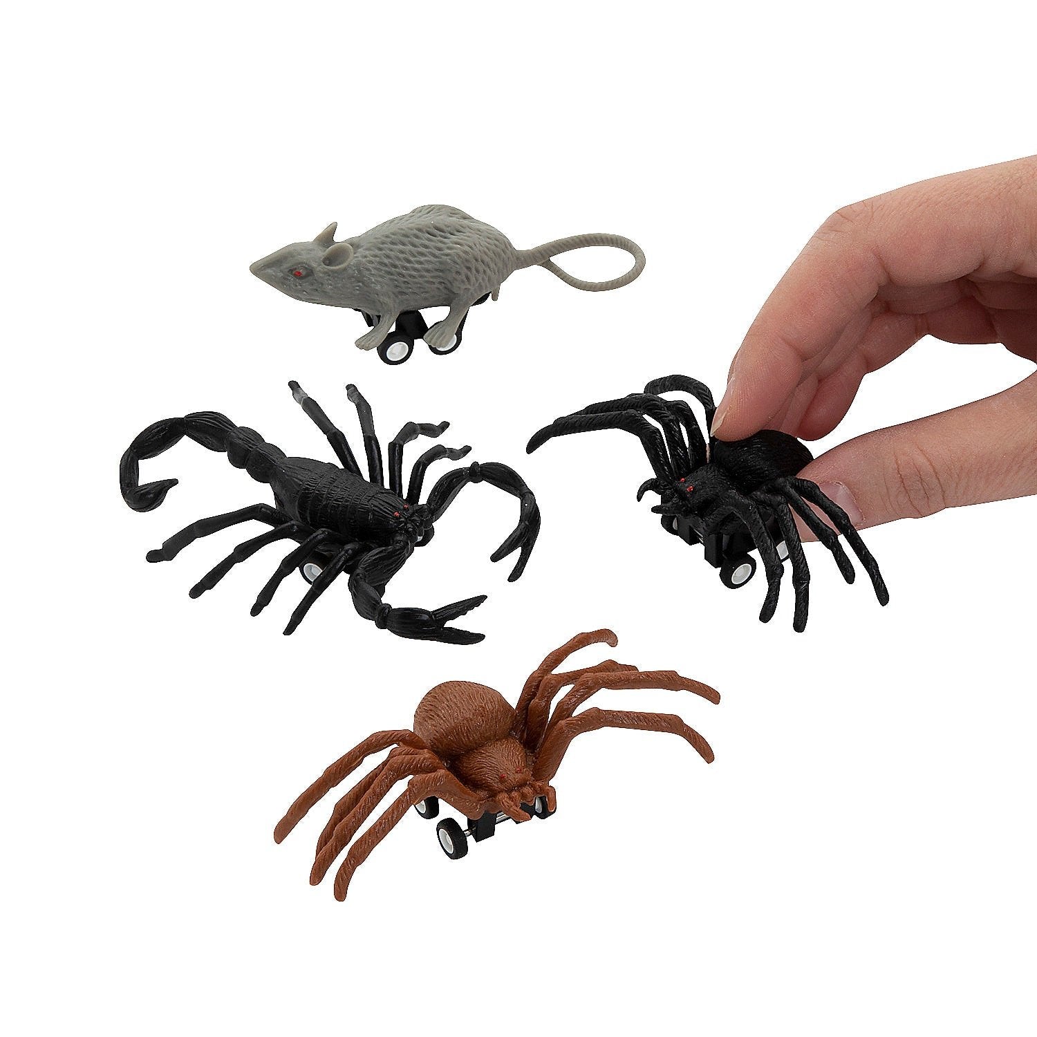 PDQ Creepy Creatures Pull-Back Toys